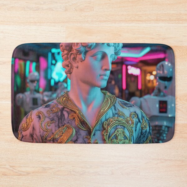 Item preview, Neon David Statue in Baroque Dragon Jacket	 designed and sold by weirdfishes123.