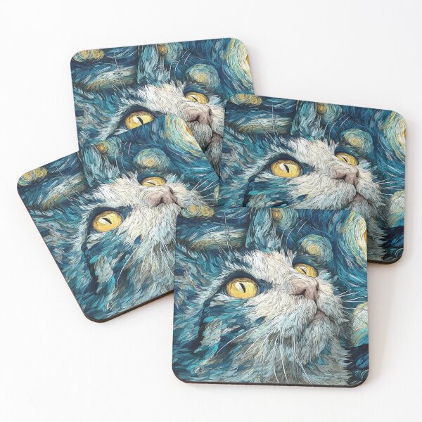 Item preview, Starry Night Cat designed and sold by Frostlyn.
