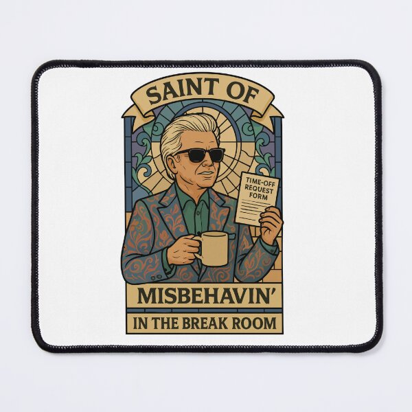 Item preview, Baby Billy: Saint of Misbehavin’ in the Break Room designed and sold by BarelyDesigned.