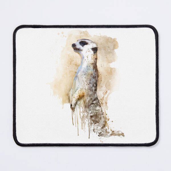 Item preview, Meerkat Sentinel Watercolor designed and sold by caracatita75.