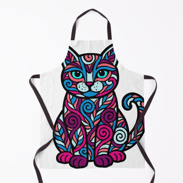 Item preview, Intricate cat designed and sold by SpectrumShine.
