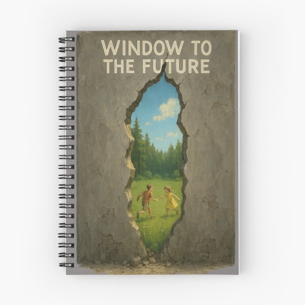 Item preview, "Window to the Future – Break Free to Nature" designed and sold by MindfluxStudio.