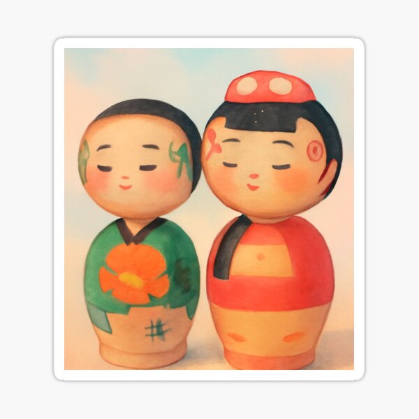 Item preview, Mini Japanese Vintage Kokeshi designed and sold by MissBandBruno.