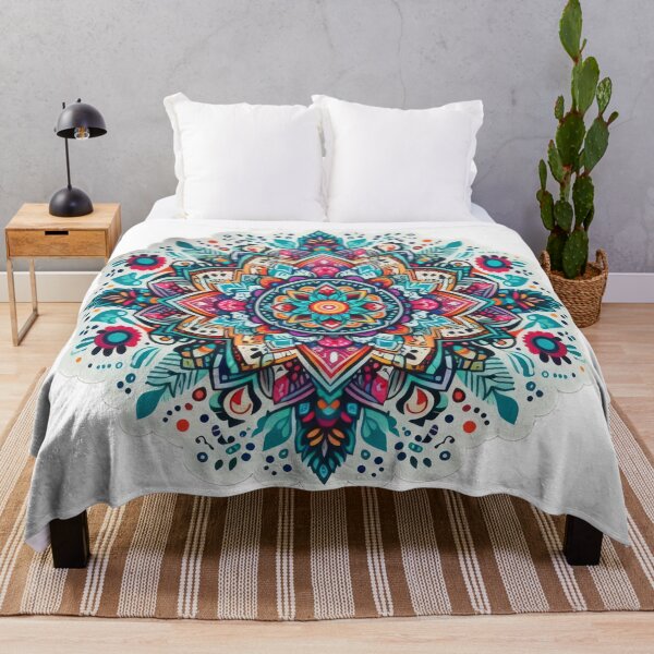 Item preview, boho colored mandala floral sticke ,boho style,Bohemian,Bloom Boom,Spring,ethnic designed and sold by Expressions-Sel.