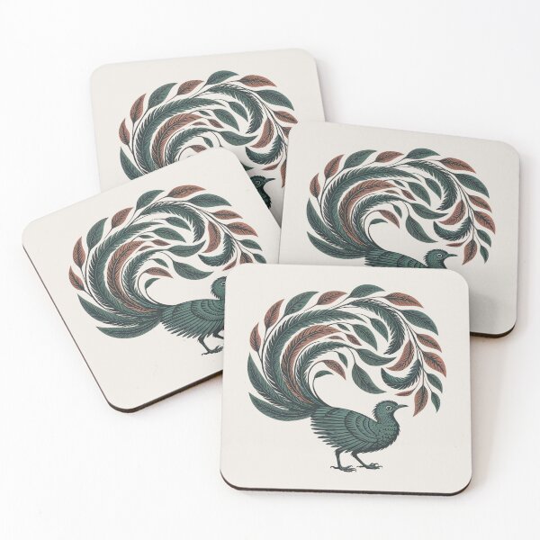 Item preview, Lyrebird with Ornate Leaf Tail designed and sold by BirdsnStuff.