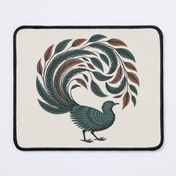 Item preview, Lyrebird with Ornate Leaf Tail designed and sold by BirdsnStuff.