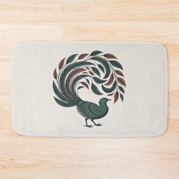 Item preview, Lyrebird with Ornate Leaf Tail designed and sold by BirdsnStuff.