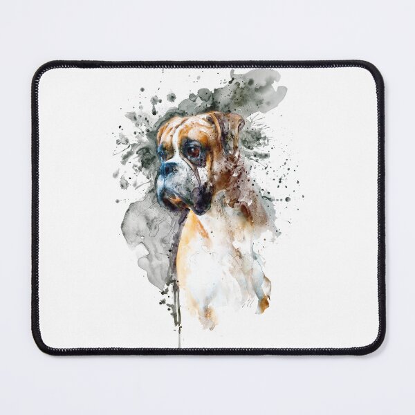 Item preview, Boxer Dog Watercolor designed and sold by caracatita75.