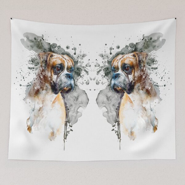 Item preview, Boxer Dog Watercolor designed and sold by caracatita75.