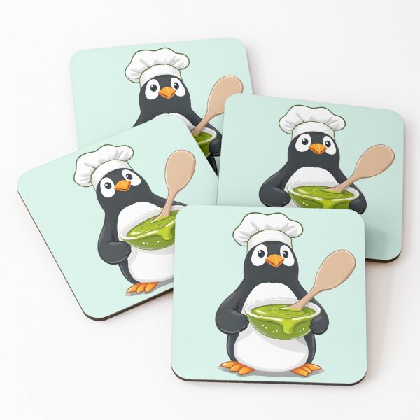 Item preview, Pesto Penguin – Chef of the Arctic designed and sold by Dakson Design - Fantasy Art.