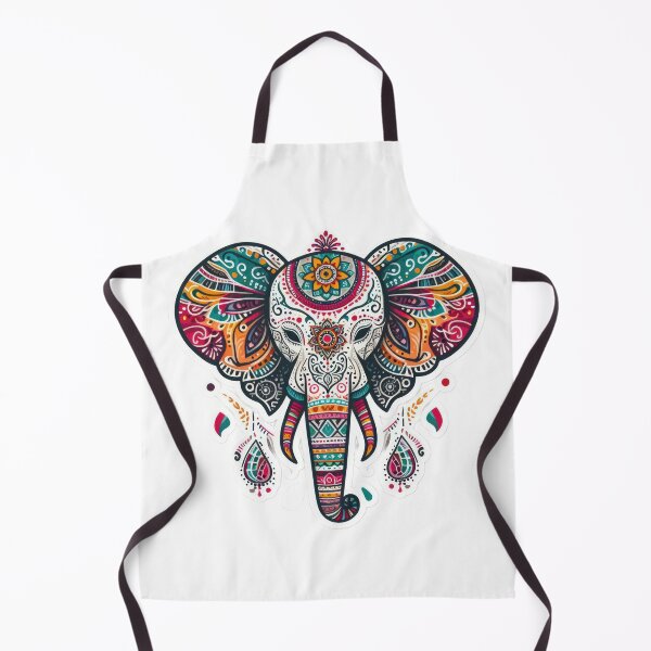 Item preview, boho colored elephant floral sticke ,boho style,Bohemian,Bloom Boom,Spring,ethnic designed and sold by Expressions-Sel.