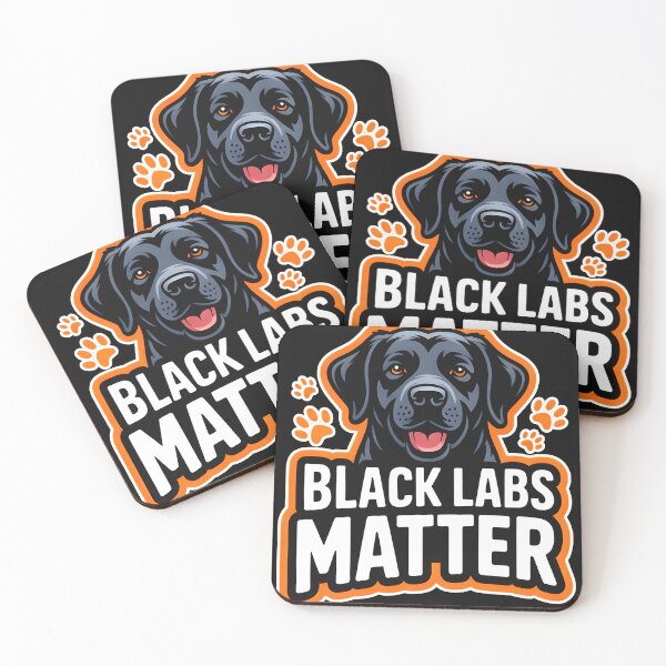 Item preview, Black Labs Matter Funny Black Lab Dog Lovers designed and sold by ViktoonShirts.