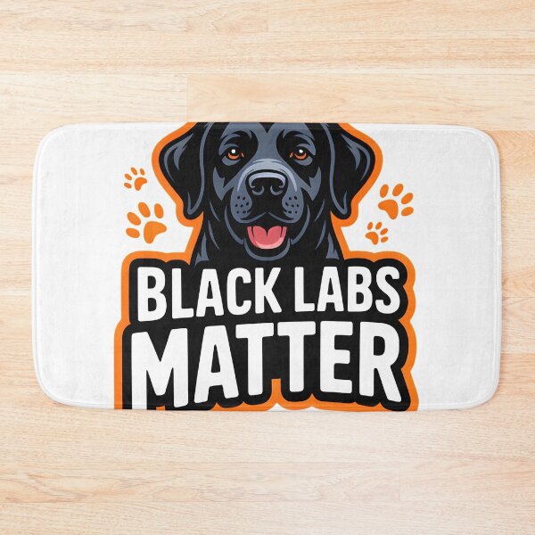 Artikelvorschau, Black Labs Matter Lustige Black Lab Hundeliebhaber entworfen und verkauft von ViktoonShirts.