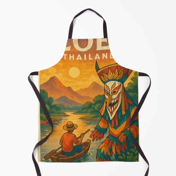 Item preview, Loei Thailand with Phi Ta Khon Festival and River Sunset designed and sold by Aryabek.