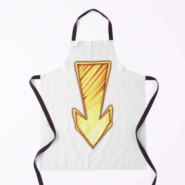Item preview, Bright yellow arrow pointing downwards with a textured appearance for directional signage and graphic designs designed and sold by Ms. Iryna.