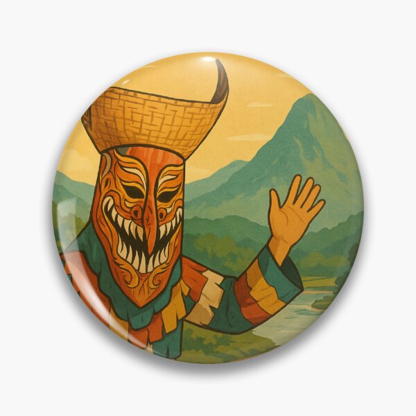 Item preview, Colorful Phi Ta Khon Dancer in Loei Thailand Countryside designed and sold by Aryabek.