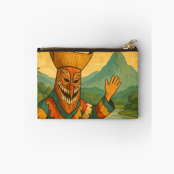 Item preview, Colorful Phi Ta Khon Dancer in Loei Thailand Countryside designed and sold by Aryabek.