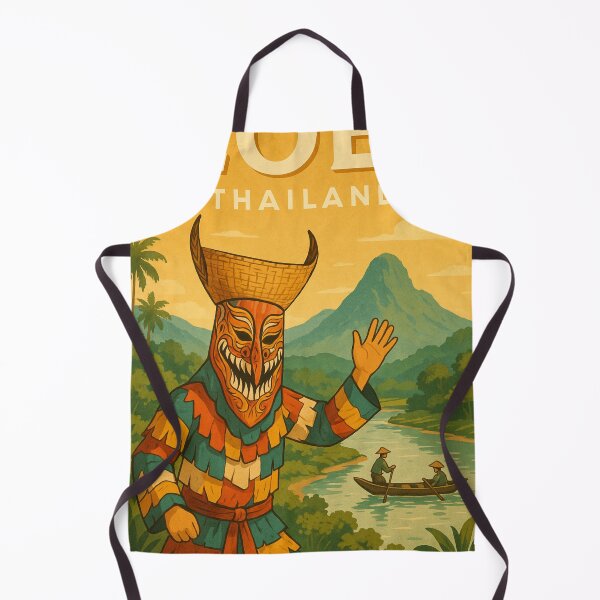 Item preview, Colorful Phi Ta Khon Dancer in Loei Thailand Countryside designed and sold by Aryabek.