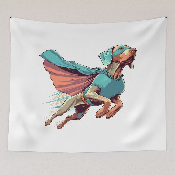 Item preview, Super Dog Weimaraner Weimi Cape Mask Gift designed and sold by Pineapple-Tree.
