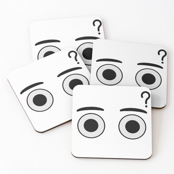 Item preview, Confused Cartoon Eyes with Question Mark designed and sold by ME-MY-MIND.