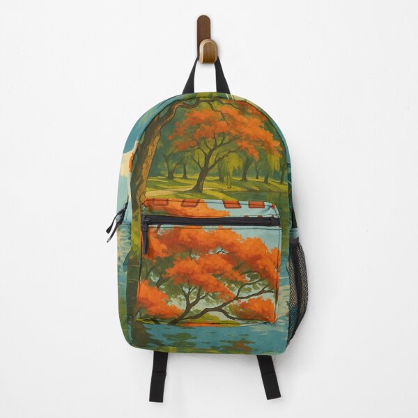 Item preview, Taiping Malaysia with Lake Gardens and Autumn Trees designed and sold by Aryabek.