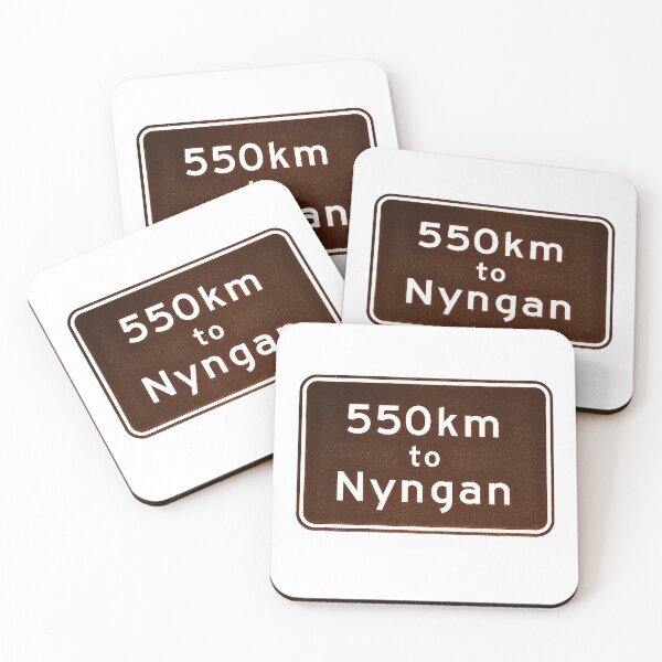 Item preview, Australia Nyngan sign shirt 550km to Nyngan gift designed and sold by SharpDigiDesign.