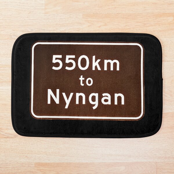 Item preview, Australia Nyngan sign shirt 550km to Nyngan gift designed and sold by SharpDigiDesign.
