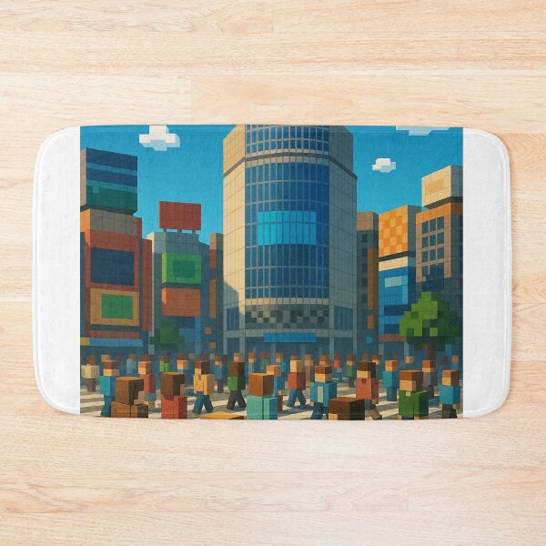 Item preview, Voxel Crowd at Shibuya Crossing in Tokyo Japan designed and sold by Aryabek.