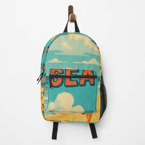 Item preview, Sea Isle City Beach Scene with Pier and Summer Sun designed and sold by Aryabek.