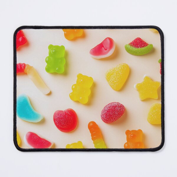 Artikelvorschau, Bunte Gummibärchen, ein süßes und leckeres Fruchtdessert, sind isoliert entworfen und verkauft von PattaZone.