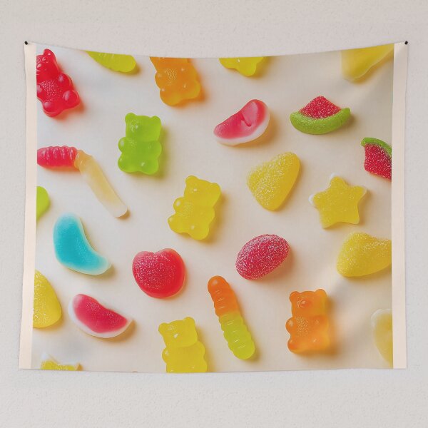 Item preview, Colorful gummy candies, a sweet and tasty fruit dessert, are isolated designed and sold by PattaZone.