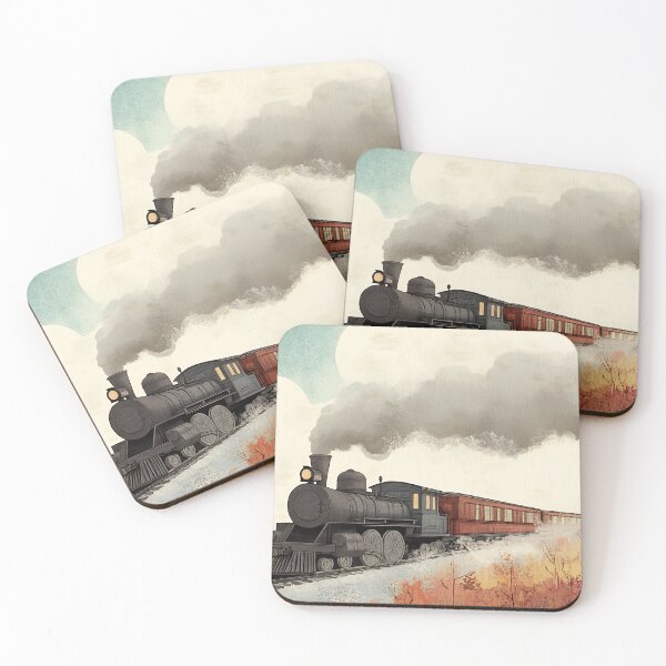 Item preview, Steampunk Art: 19th Century Locomotive Smog designed and sold by bapupa.