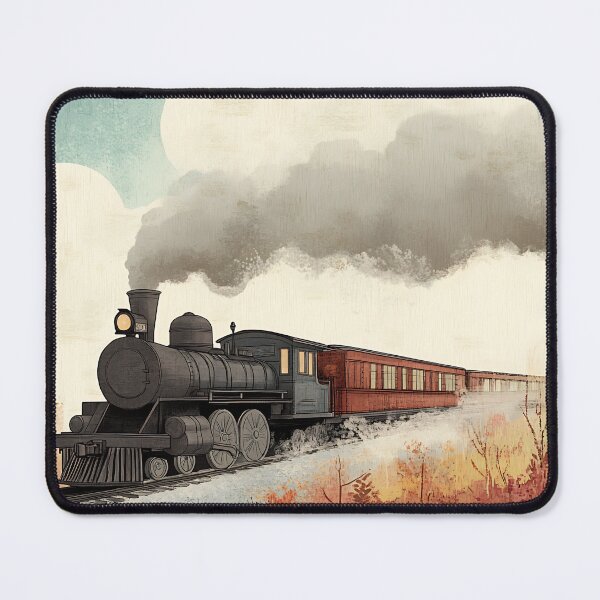 Item preview, Steampunk Art: 19th Century Locomotive Smog designed and sold by bapupa.
