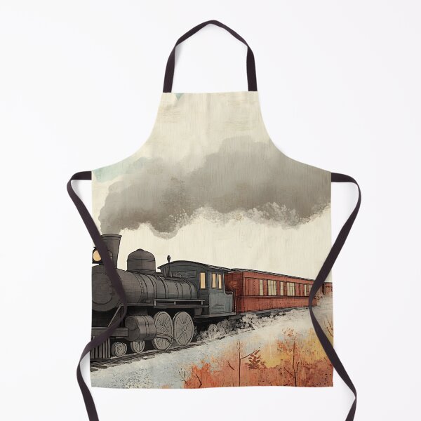 Item preview, Steampunk Art: 19th Century Locomotive Smog designed and sold by bapupa.
