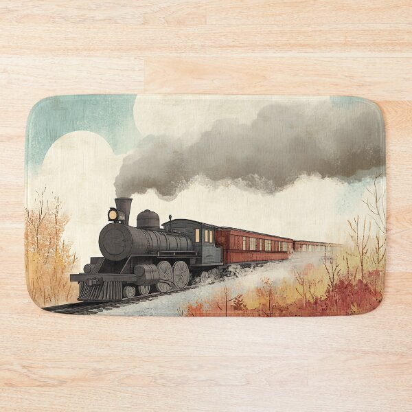 Item preview, Steampunk Art: 19th Century Locomotive Smog designed and sold by bapupa.