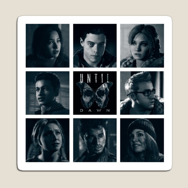 Item preview, Copy of Until Dawn cast (blue/black) designed and sold by potterstinks.