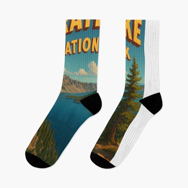 Item preview, Crater Lake National Park Oregon with Wizard Island designed and sold by Aryabek.