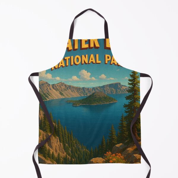 Item preview, Crater Lake National Park Oregon with Wizard Island designed and sold by Aryabek.