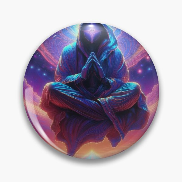 Item preview, Meditative Silhouette in the Fractal Universe designed and sold by HighestMind_888.