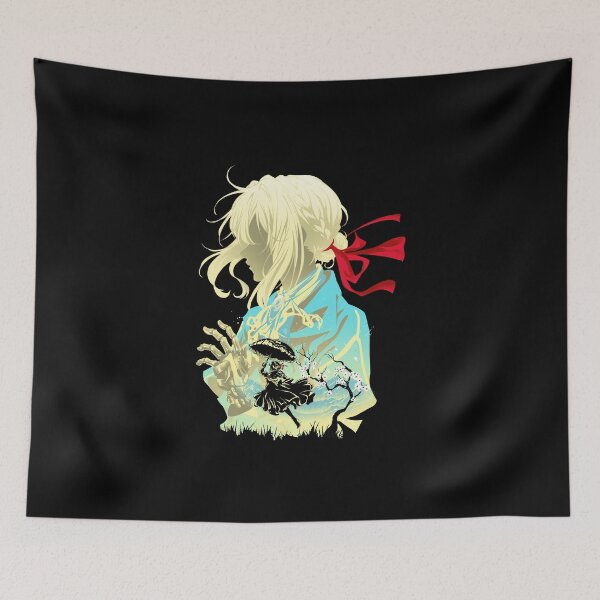 Item preview, Violet Evergarden Silhouette – Minimalist Anime Art Print designed and sold by Hypertwenty Designs.