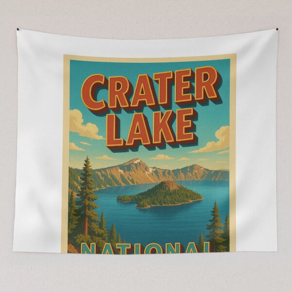 Item preview, Oregon’s Crater Lake National Park with Dramatic Caldera View designed and sold by Aryabek.