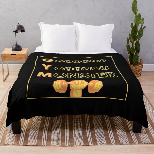 Item preview, GYM: Go You Monster | Motivational Fitness Design designed and sold by Mouad-Doadi.