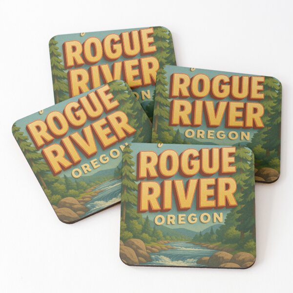 Item preview, Greetings from Rogue River Oregon with Forest Rapids designed and sold by Aryabek.