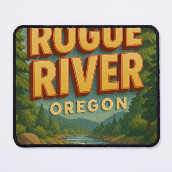 Item preview, Greetings from Rogue River Oregon with Forest Rapids designed and sold by Aryabek.