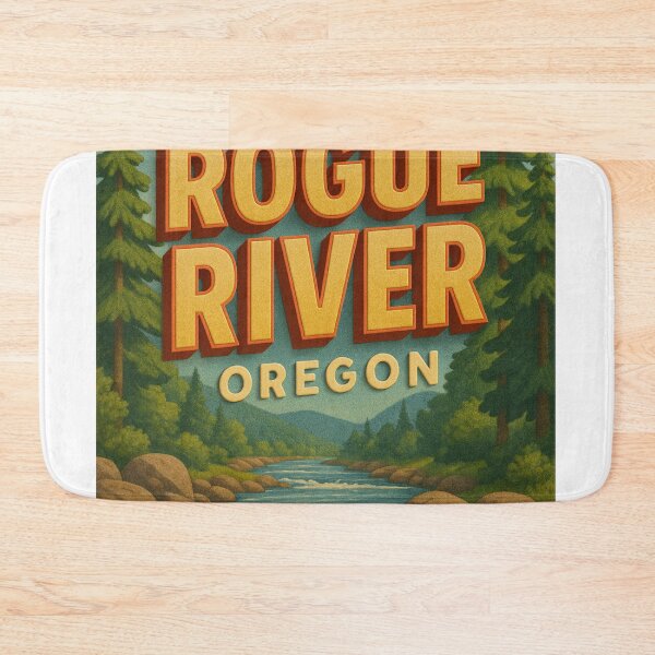 Item preview, Greetings from Rogue River Oregon with Forest Rapids designed and sold by Aryabek.