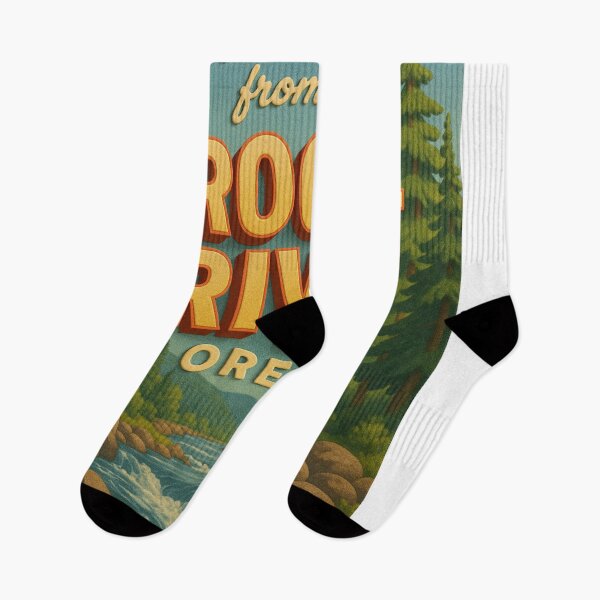 Item preview, Greetings from Rogue River Oregon with Forest Rapids designed and sold by Aryabek.