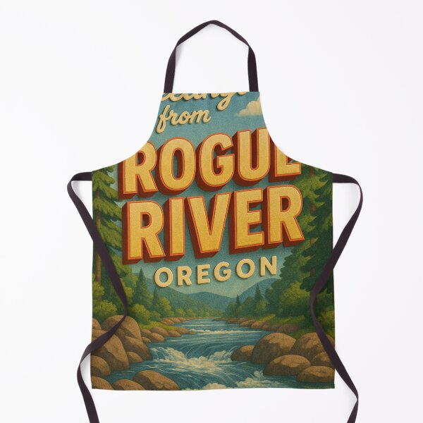 Item preview, Greetings from Rogue River Oregon with Forest Rapids designed and sold by Aryabek.