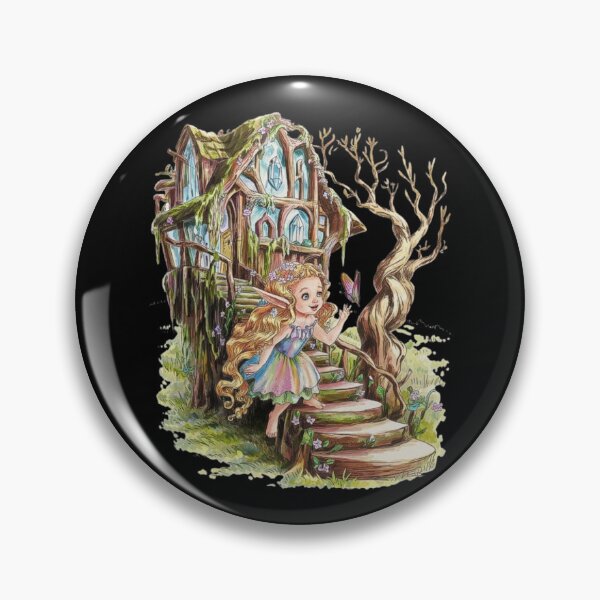 Item preview, Whimsical Fairy Treehouse with Magical Details designed and sold by love3617.