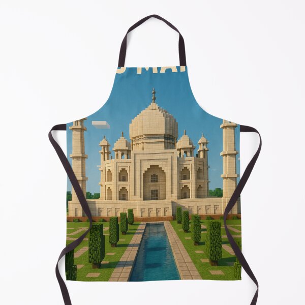 Item preview, Taj Mahal Minecraft-Inspired Blocky Architecture Art designed and sold by Aryabek.