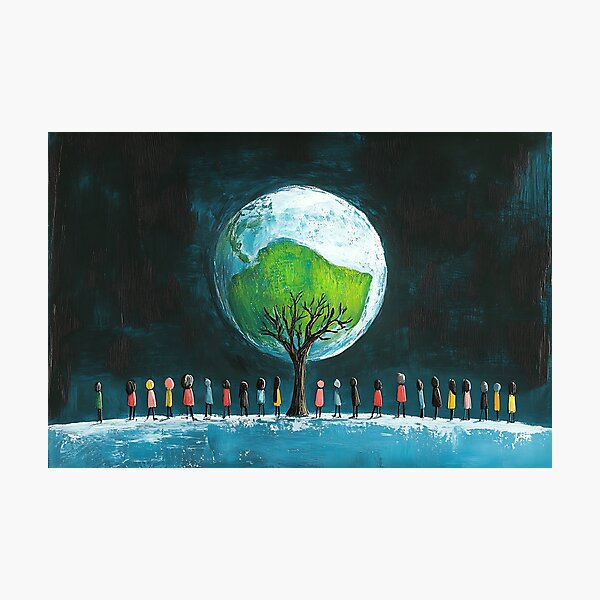 Item preview, Sustentability Art: Protecting Planet's Future designed and sold by bapupa.